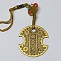Nanbu Schlossmünze mit mystischem Knoten für Glück in Spiel und Wettbewerb , d=.ca.55mm