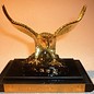 goldener Adler für Erfolg mit Lufterfrischer, ca. 8x8cm