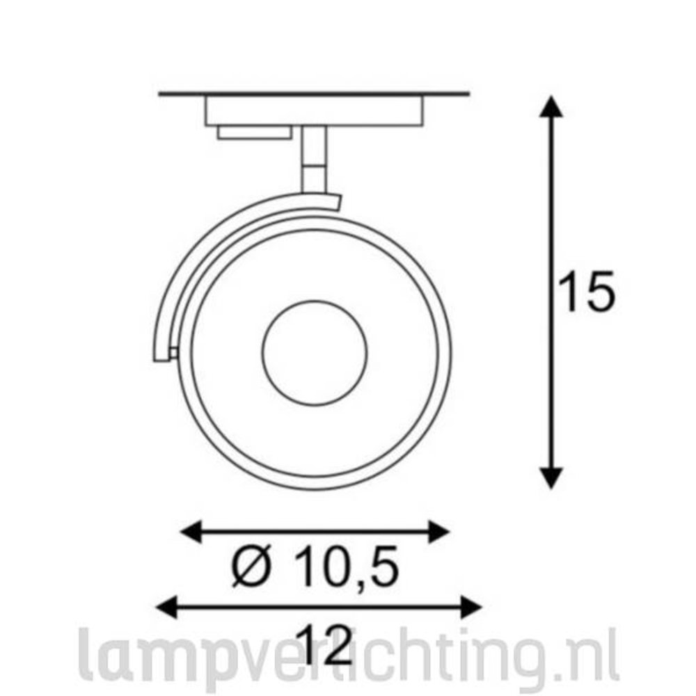 Railspot LED Dimbaar 13W 1-Fase Railspot LED Dimbaar 13W 1-Fase