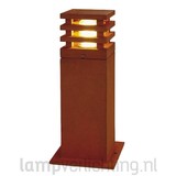 Staande Tuinlamp Vierkant Cortenstaal 40 cm Staande Tuinlamp Vierkant Cortenstaal 40 cm