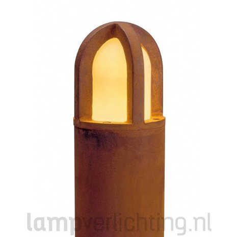 Sokkellamp Cortenstaal Roest 40 cm E27