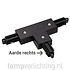 1-Fase Rail T-Connector Rechts 1-Fase Rail T-Connector Rechts