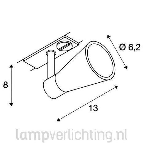 Railspot Klein GU10 1-Fase Railspot Klein GU10 1-Fase