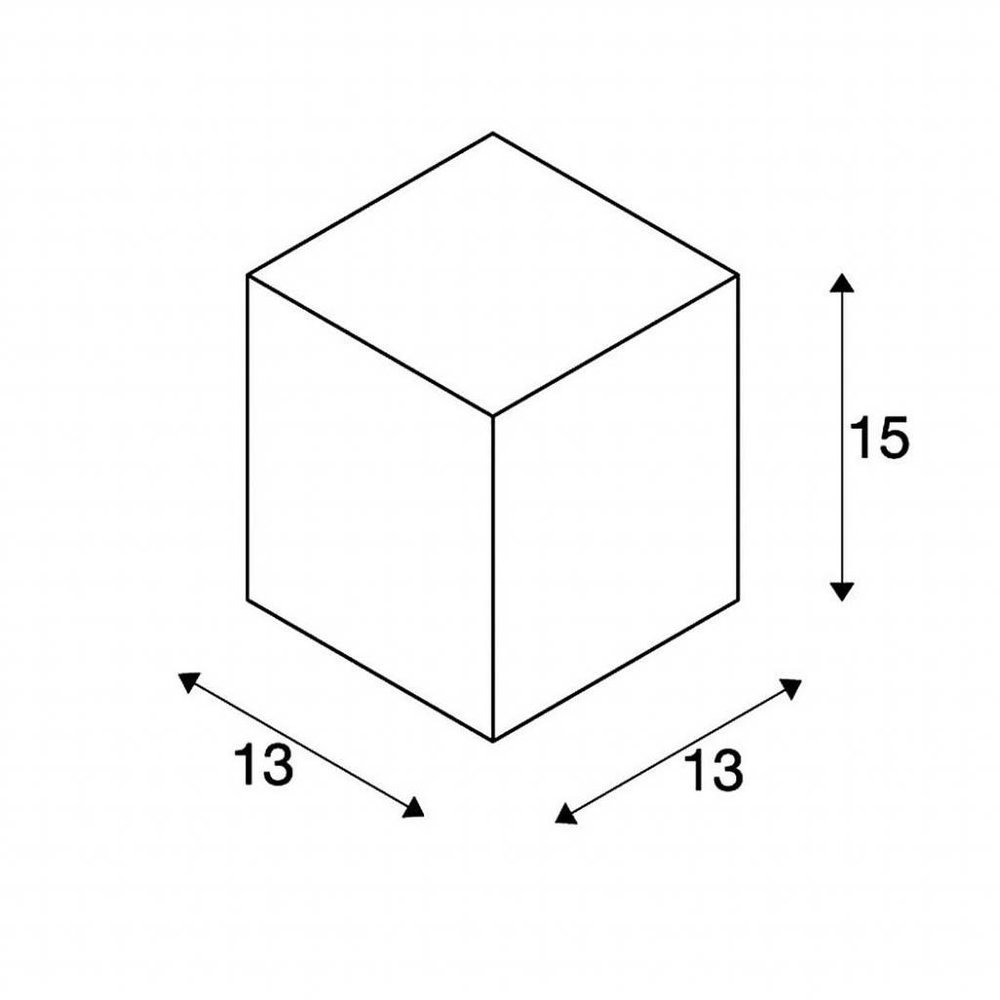 Plafondspot Vierkant IP44 KXL