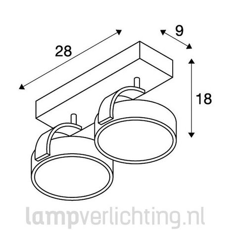 Grote Spot Opbouw Dubbel Grote Spot Opbouw Dubbel
