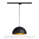 3-Fase Rail Hanglamp Zwart-Goud 3-Fase Rail Hanglamp Zwart-Goud