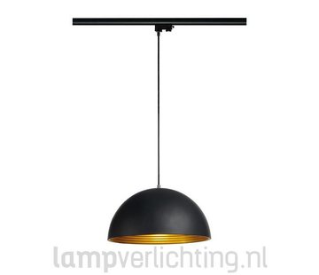3-Fase Rail Hanglamp Zwart-Goud