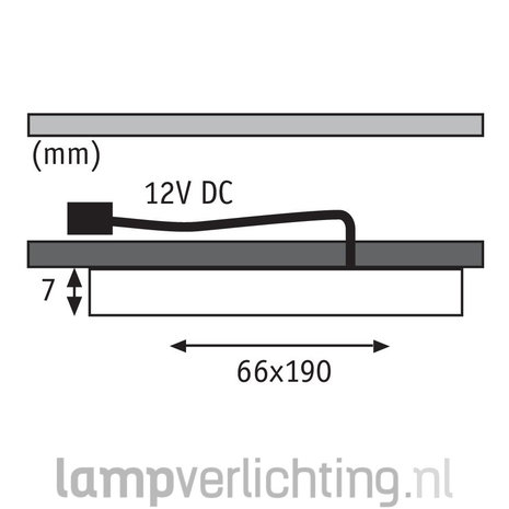 LED Meubelverlichting Plat 7mm - Set LED Meubelverlichting Plat 7mm - Set