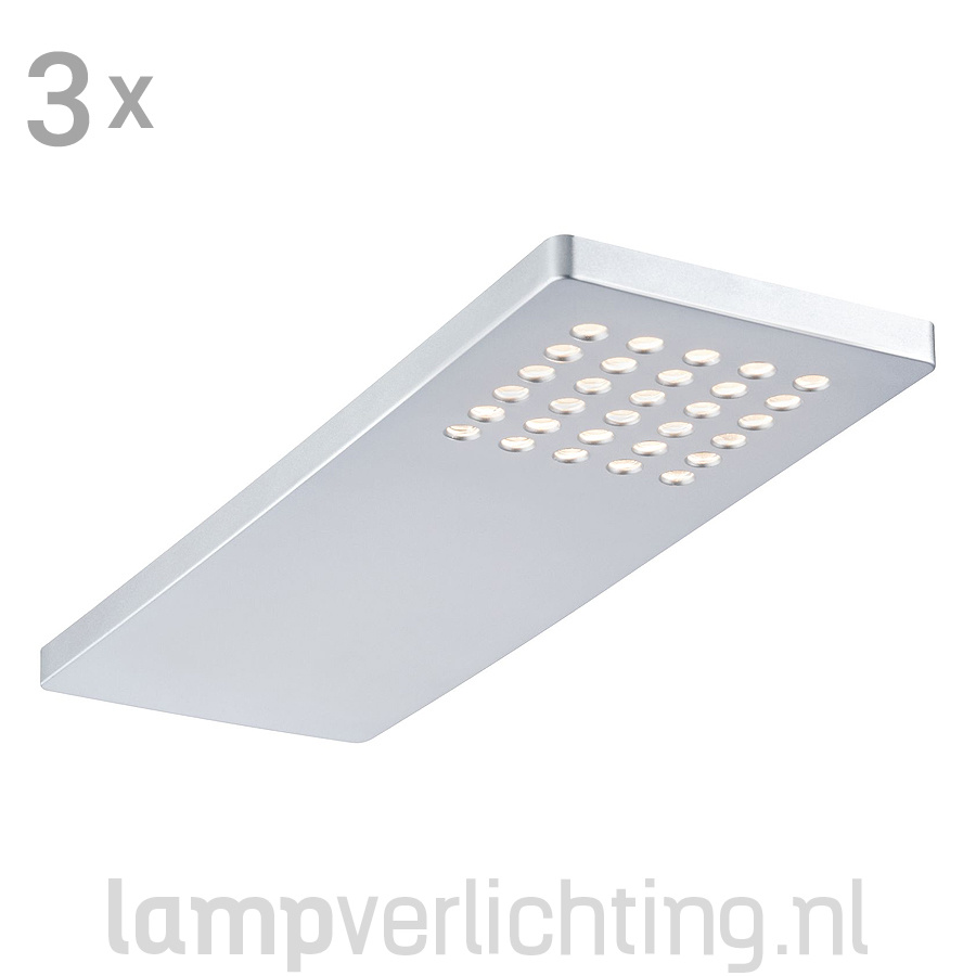 LED Meubelverlichting 7mm - Opbouw - Set van 3 spots met voeding LampVerlichting.nl