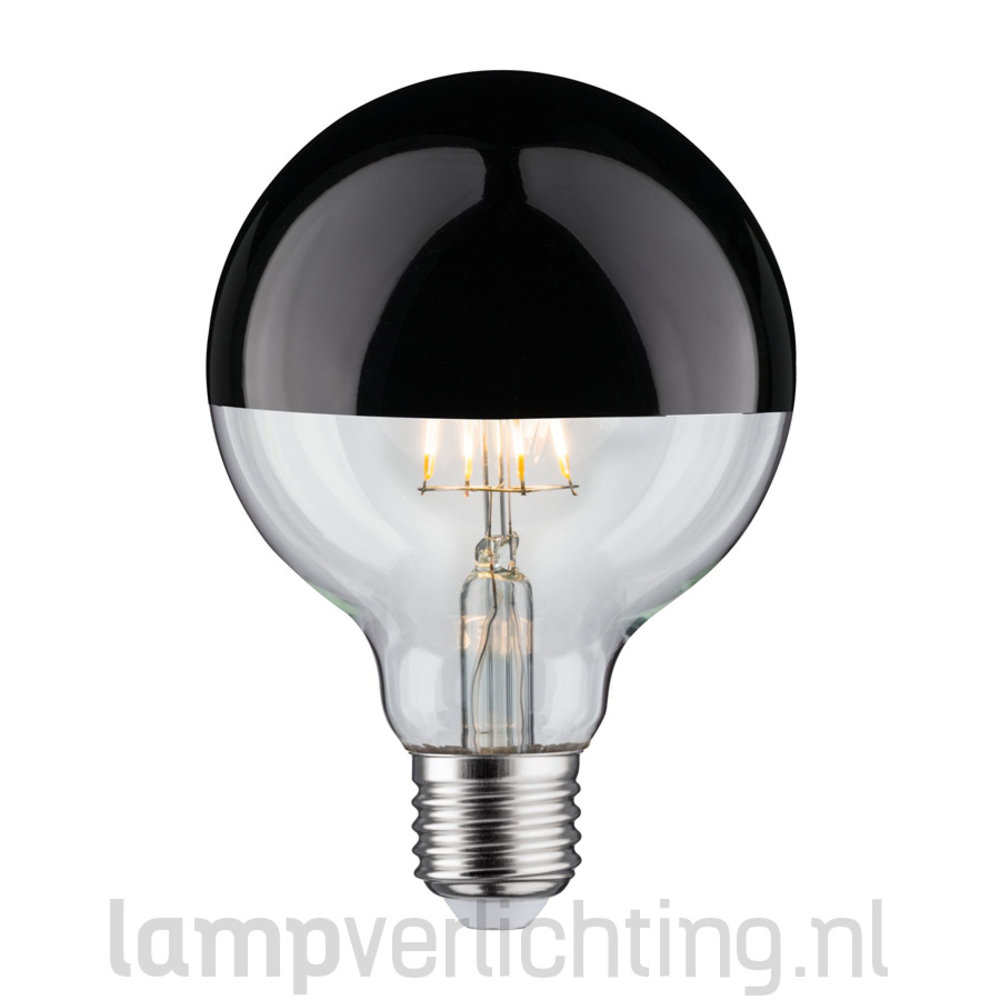 LED Filament Dimbaar E27 95mm Kop Zwart
