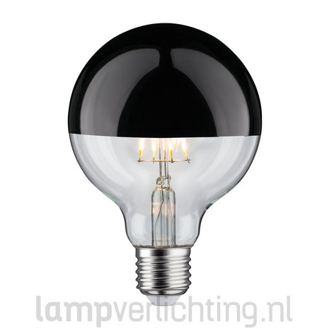 LED Filament Dimbaar E27 95mm Kop Zwart