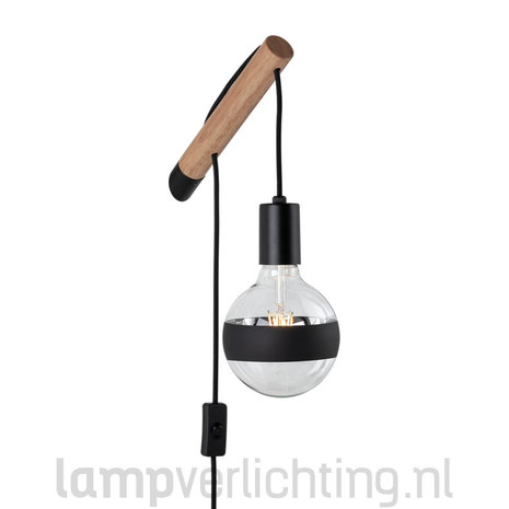 comfortabel zich zorgen maken jukbeen Wandlamp Snoer en Fitting - Stok met textiel snoer - E27 HUE geschikt -  LampVerlichting.nl