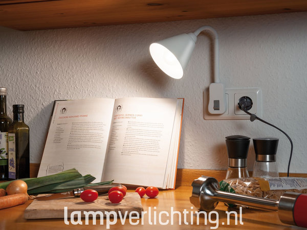 Stekkerspot Flexibel met Kap E14