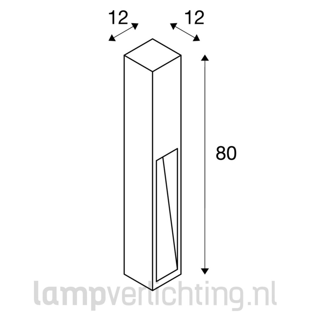 Tuinlamp Roest Cortenstaal Vierkant 80 cm Tuinlamp Roest Cortenstaal Vierkant 80 cm