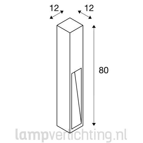 Tuinlamp Roest Cortenstaal Vierkant 80 cm Tuinlamp Roest Cortenstaal Vierkant 80 cm