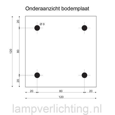 Tuinlamp Roest Cortenstaal Vierkant 80 cm Tuinlamp Roest Cortenstaal Vierkant 80 cm
