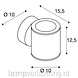 Wand Buitenlamp Cilinder Up-down GX53