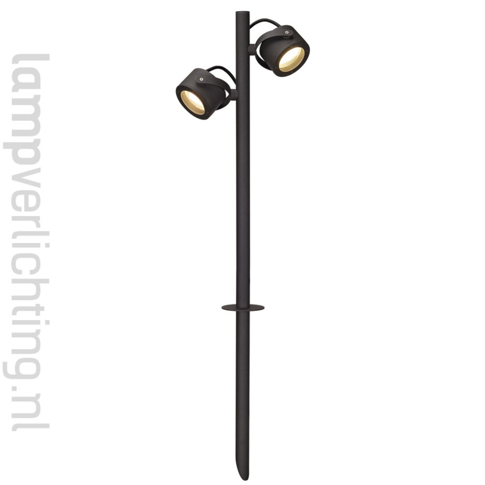Dubbele Tuinspot Spies Antraciet 230V Dubbele Tuinspot Spies Antraciet 230V