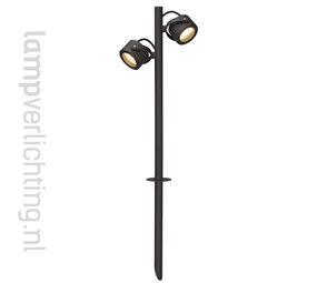 Dubbele Tuinspot Spies Antraciet 230V Dubbele Tuinspot Spies Antraciet 230V