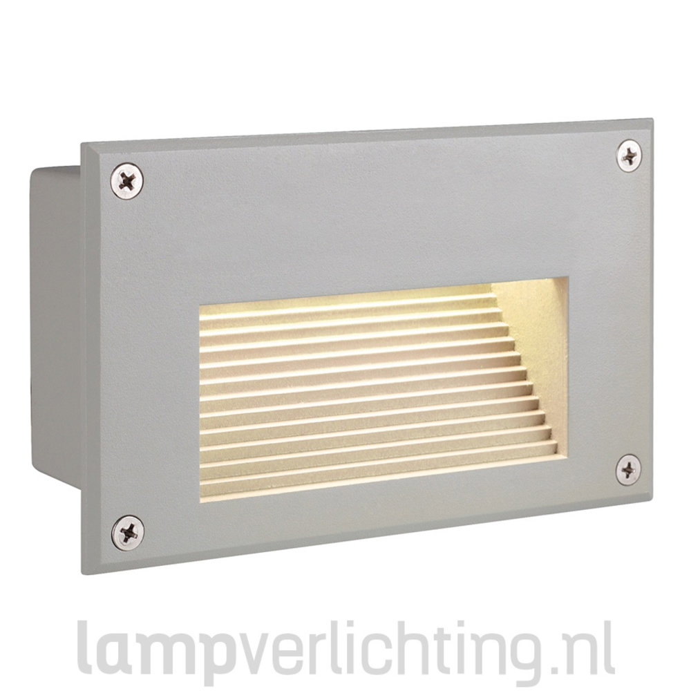 Variant koper Binnenwaarts Muur inbouwspot IP54 - Brede Wand Inbouwspot - LED 1,4W - Tip -  LampVerlichting.nl