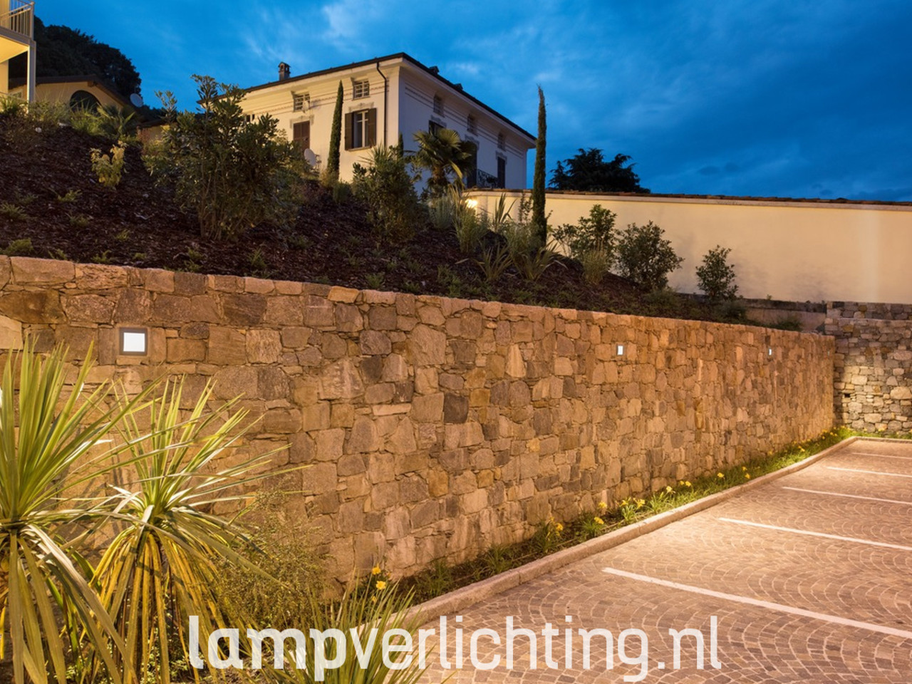 Wand Inbouwspot LED Buiten Vierkant 14x14 cm Wand Inbouwspot LED Buiten Vierkant 14x14 cm