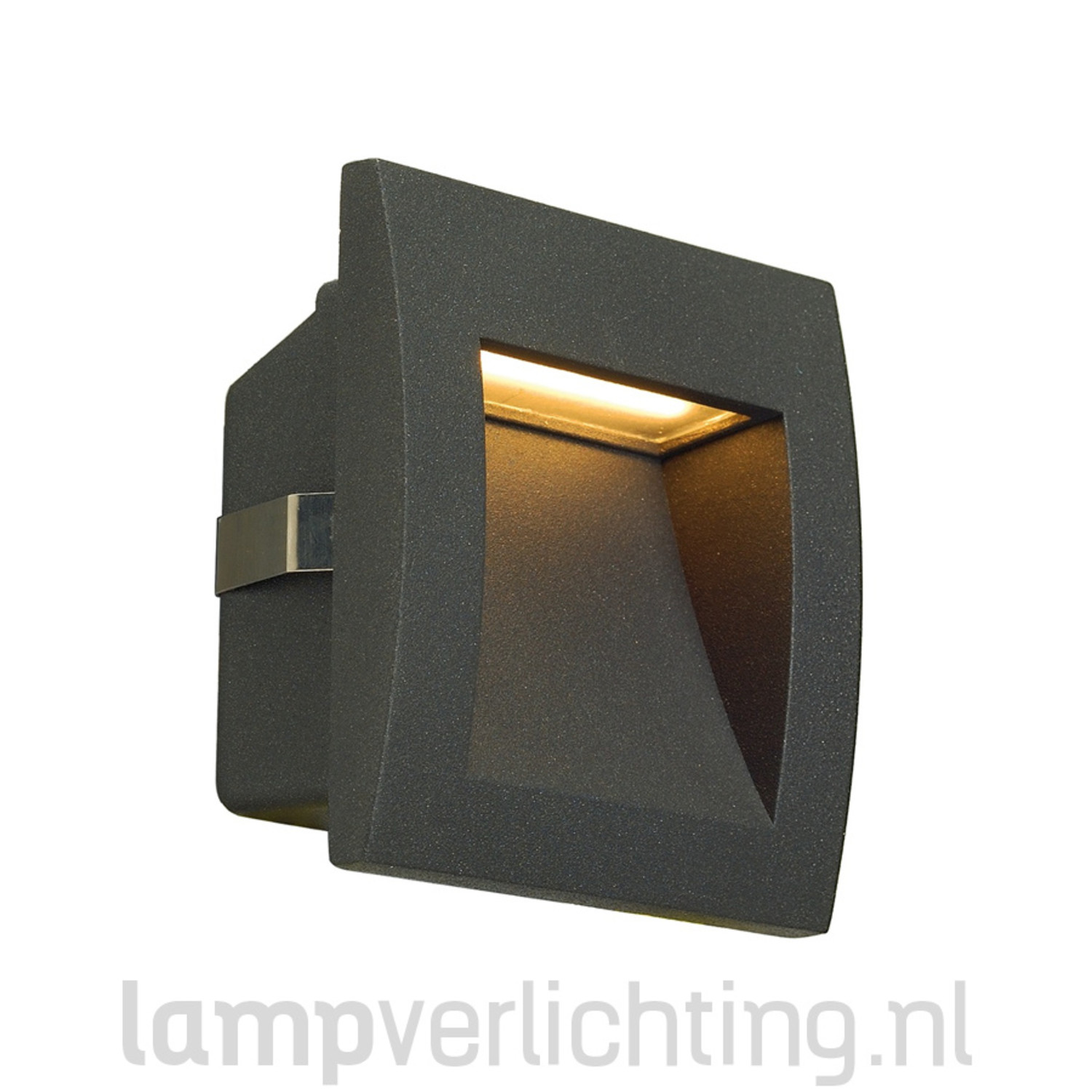 Berekening Geheugen Perforeren Wand Inbouwspot LED Buiten Vierkant 9x9 cm - Wit of antraciet -  LampVerlichting.nl
