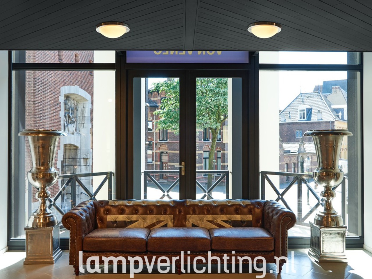 Plafondlamp Rond Glas 32 cm Plafondlamp Rond Glas 32 cm