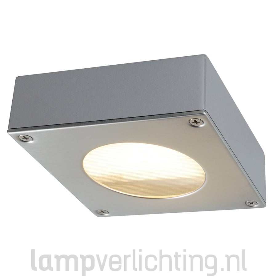 handboeien Mislukking melk Buitenlamp Plafond Vierkant Plat - RVS 316 en aluminium - GX53 led -  LampVerlichting.nl