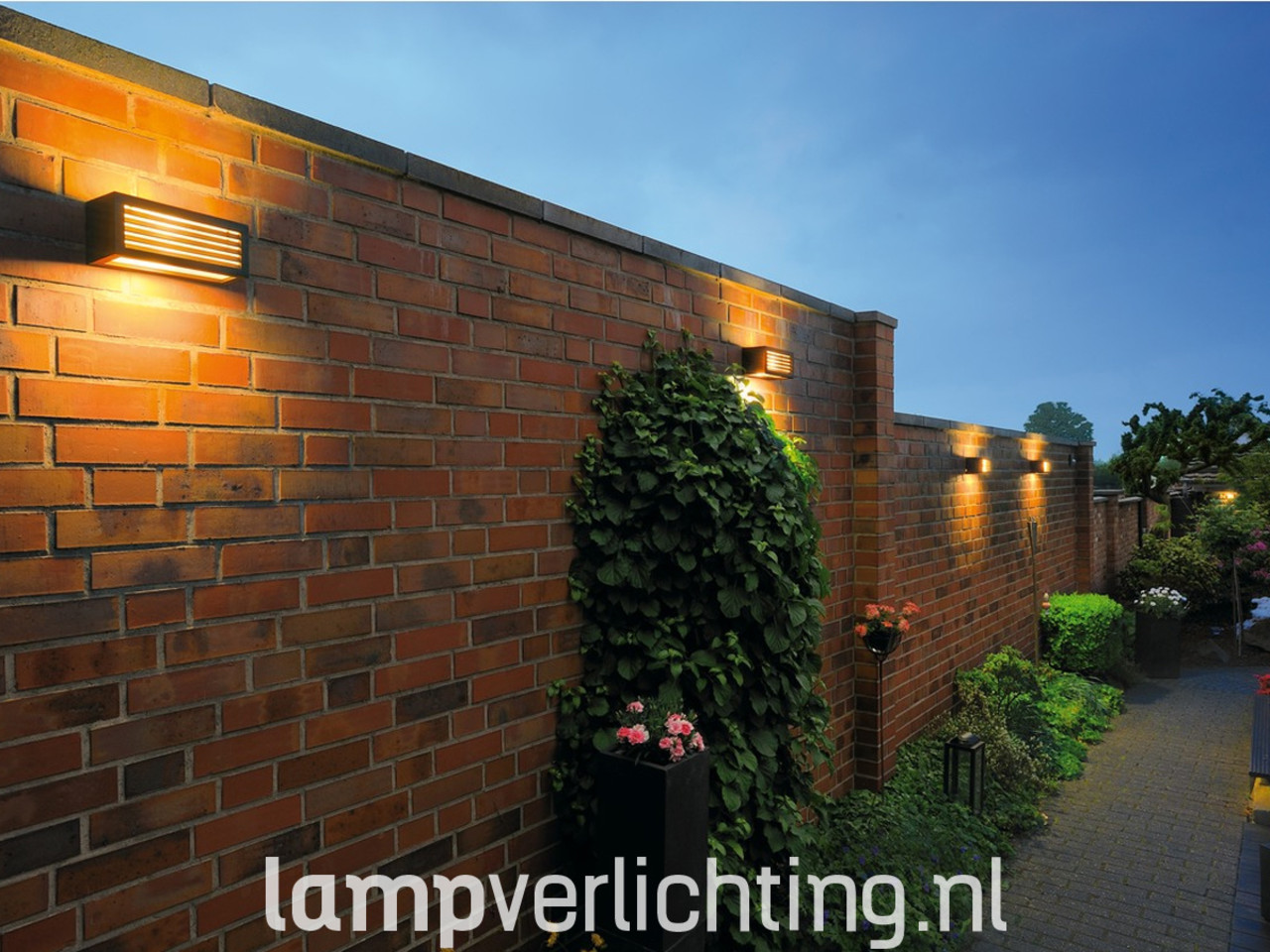 Wand Buitenlamp Louvre