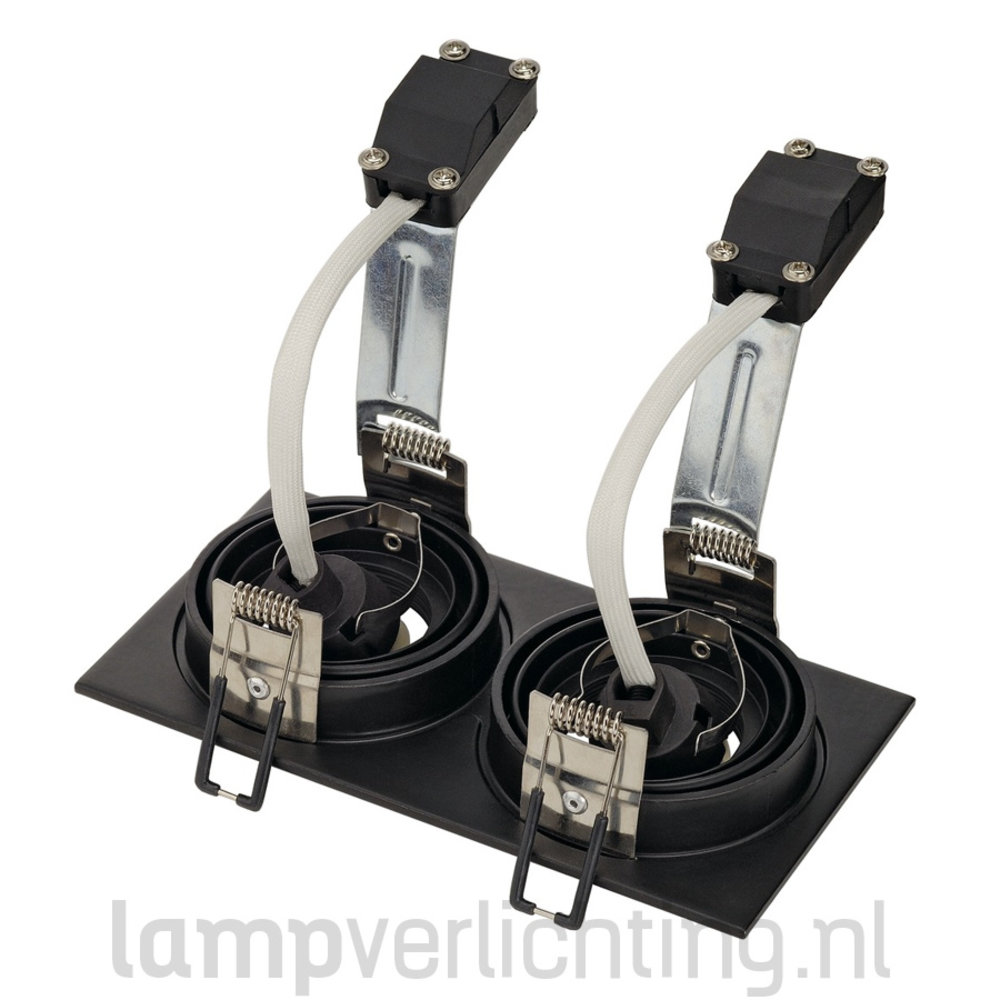 Inbouwspot GU10 Dubbel Verstelbaar Inbouwspot GU10 Dubbel Verstelbaar