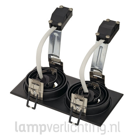 Inbouwspot GU10 Dubbel Verstelbaar Inbouwspot GU10 Dubbel Verstelbaar