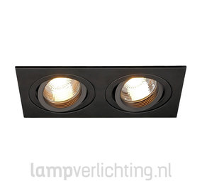 Inbouwspot GU10 Dubbel Verstelbaar Inbouwspot GU10 Dubbel Verstelbaar