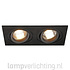 Inbouwspot GU10 Dubbel Verstelbaar Inbouwspot GU10 Dubbel Verstelbaar
