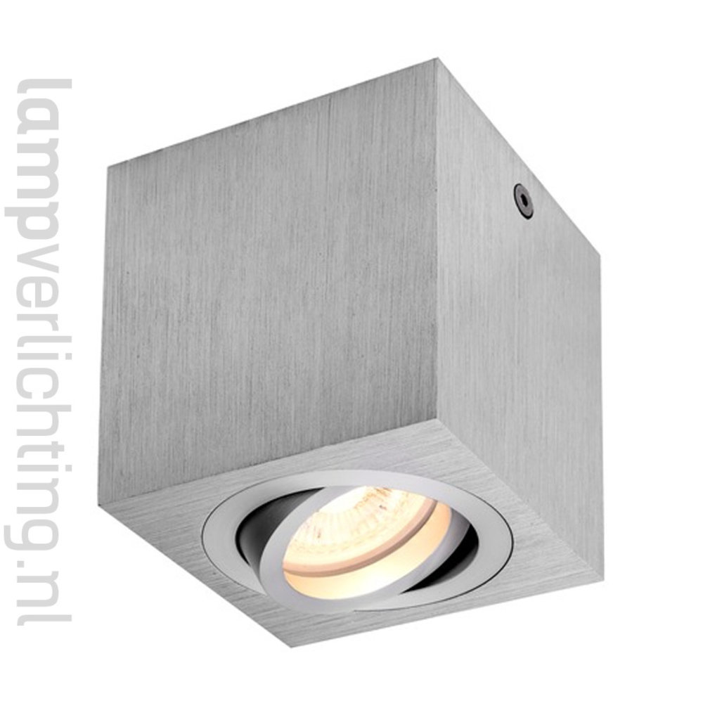 Opbouwspot GU10 Vierkant Verstelbaar Opbouwspot GU10 Vierkant Verstelbaar