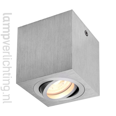 Opbouwspot GU10 Vierkant Verstelbaar Opbouwspot GU10 Vierkant Verstelbaar