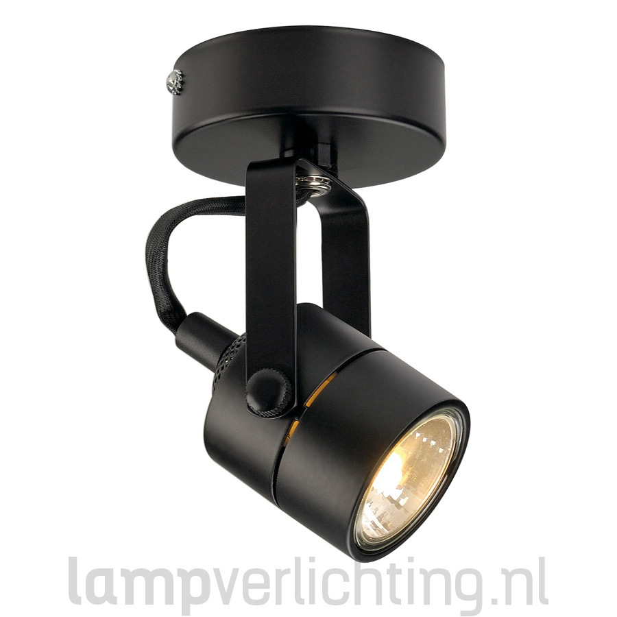 lens Uitrusting Verdachte Spot Opbouw GU10 Industrieel - Past op plafond inbouwdoos - Tip -  LampVerlichting.nl