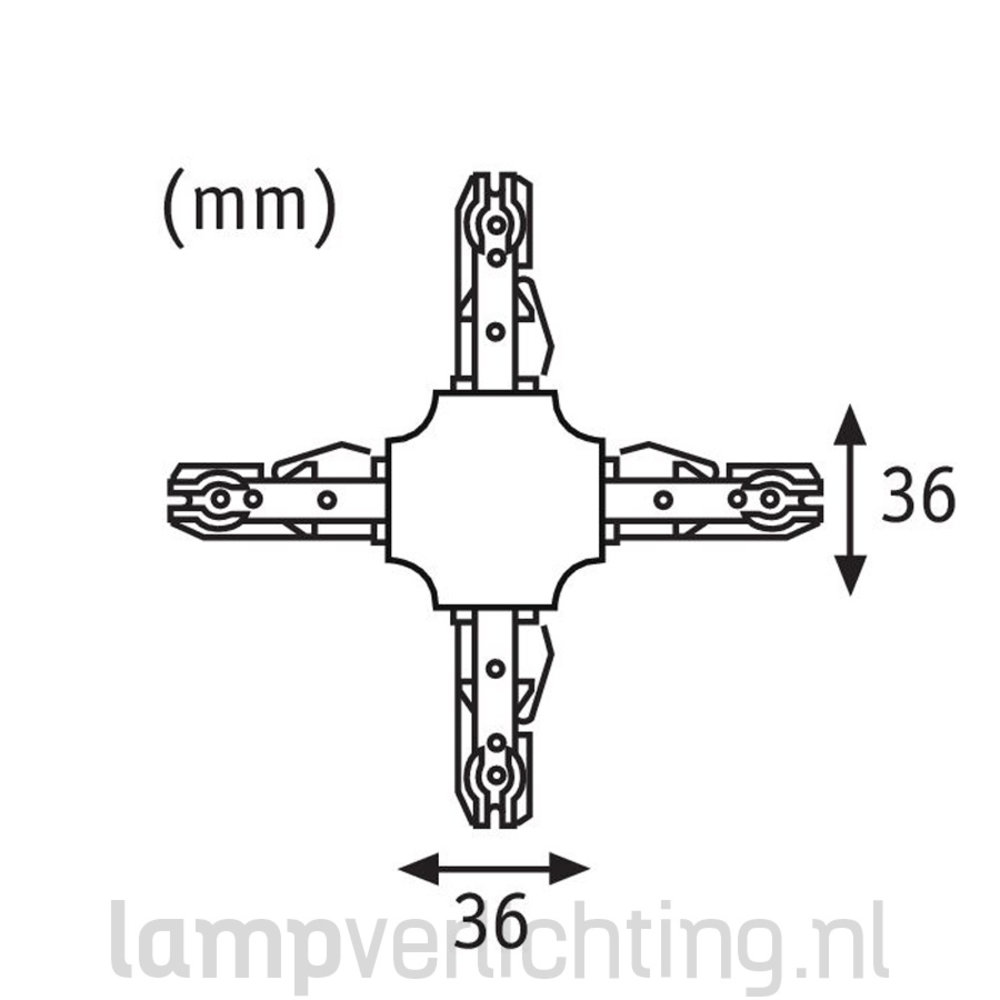 Lux Rail X-Verbinder Lux Rail X-Verbinder
