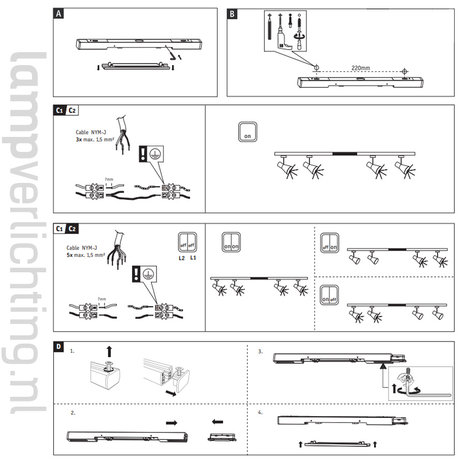 Lux Rail Middenvoeding