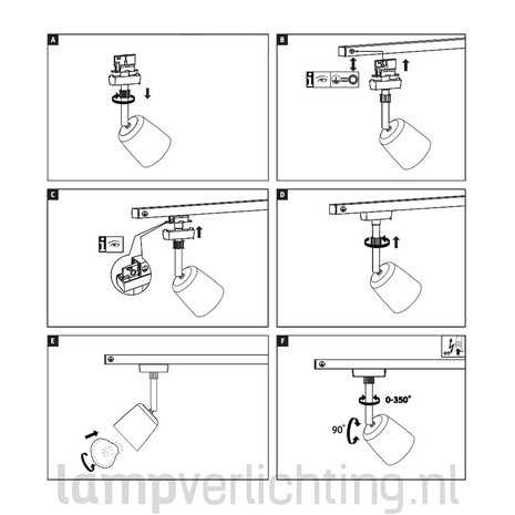 Lux Railspot GU10 Kap Lux Railspot GU10 Kap