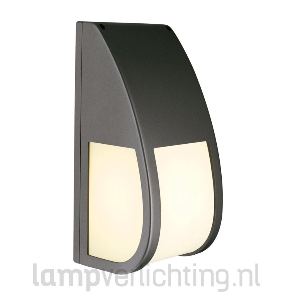 Wand Buitenlamp E27 of zilvergrijs - HUE compatibel - LampVerlichting.nl