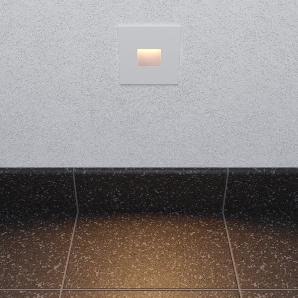 Vierkante Inbouwspot 230V voor inbouwdoos Vierkante Inbouwspot 230V voor inbouwdoos