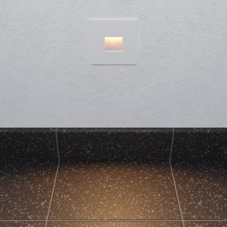 Vierkante Inbouwspot 230V voor inbouwdoos Vierkante Inbouwspot 230V voor inbouwdoos