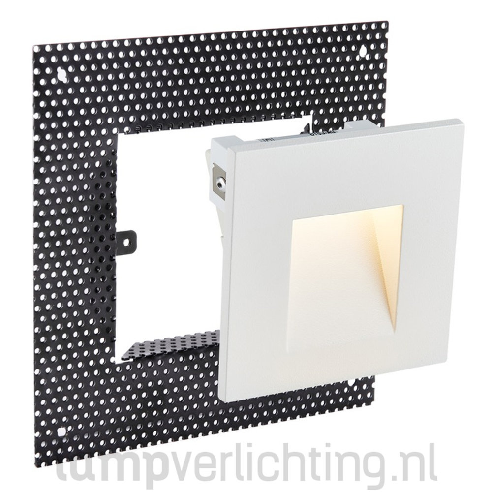 Wand Inbouwspot Vierkant 230V Wand Inbouwspot Vierkant 230V