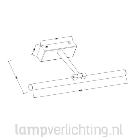 LED Schilderijverlichting 42 cm LED Schilderijverlichting 42 cm