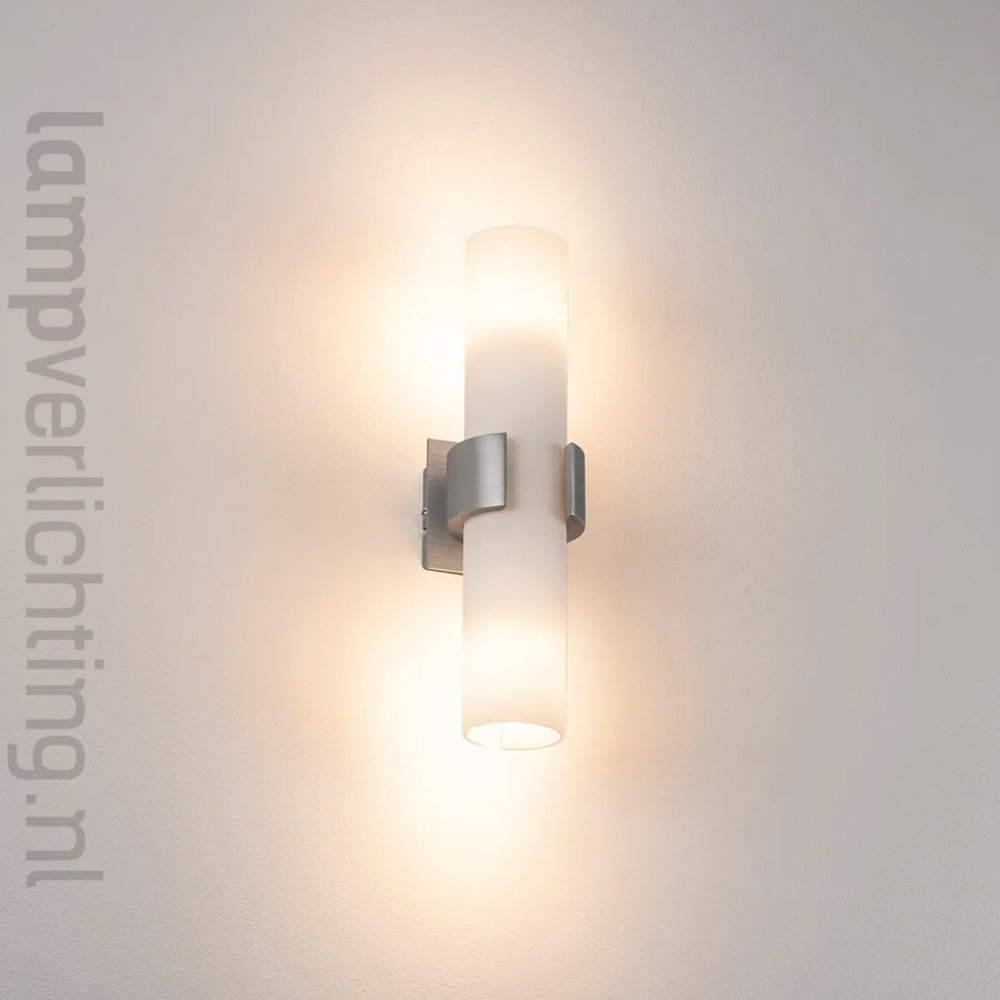 Wandlamp Buis Glas 30 cm 2x E14 Wandlamp Buis Glas 30 cm 2x E14