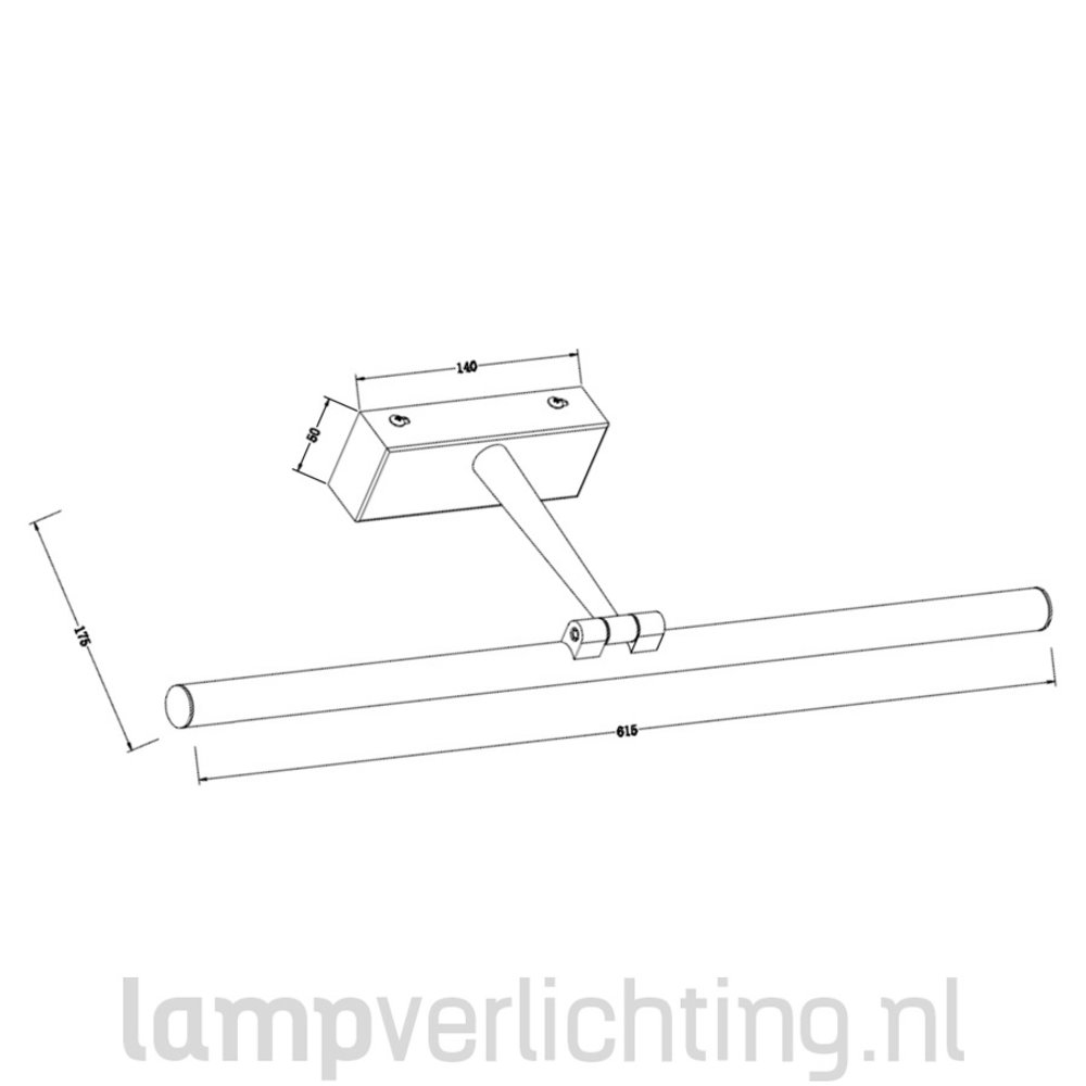 LED Schilderijverlichting 62 cm LED Schilderijverlichting 62 cm
