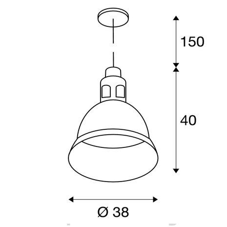 Hanglamp Industrieel E27 Hanglamp Industrieel E27
