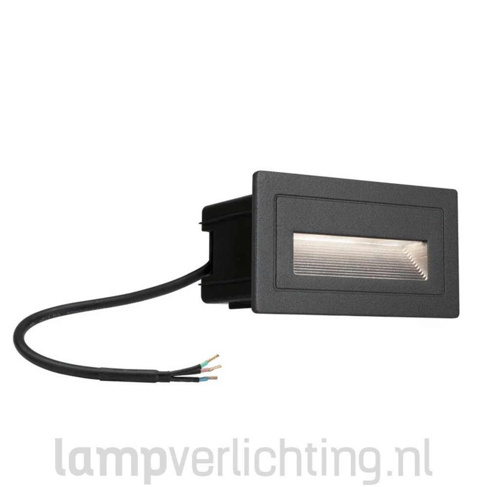 Wand Inbouwspot Horizontaal IP44 LED 4W Wand Inbouwspot Horizontaal IP44 LED 4W