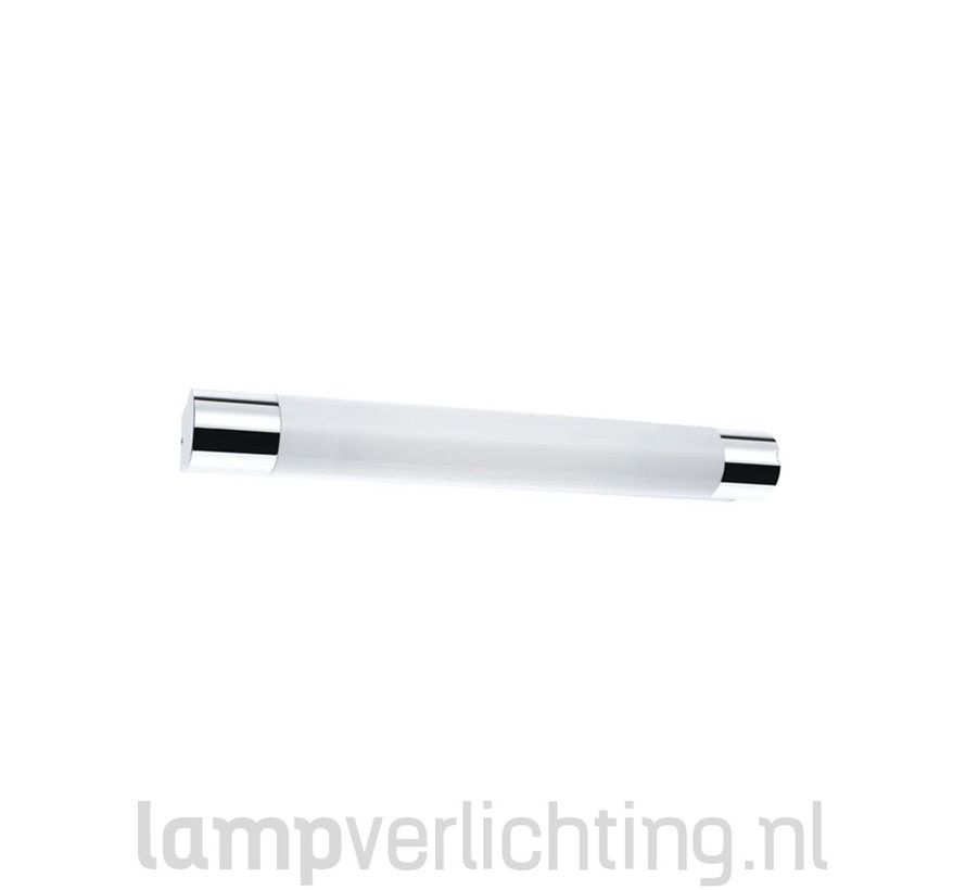 Spiegellamp met stopcontact Chroom 44 cm