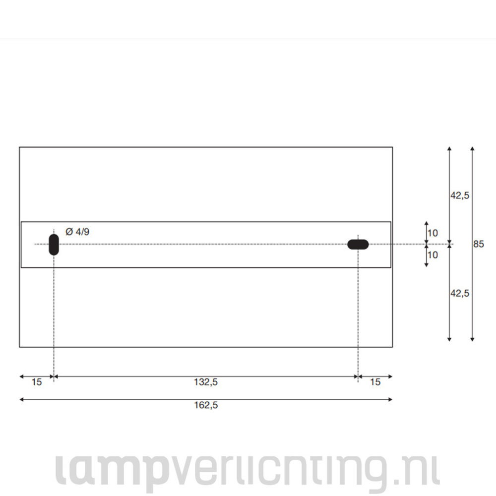Opbouwspot Box Dubbel GU10 Opbouwspot Box Dubbel GU10